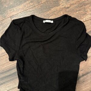 Zara Classic Black Short Sleeve Tee